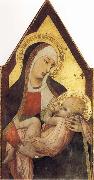 Ambrogio Lorenzetti Nursing Madonna oil painting artist